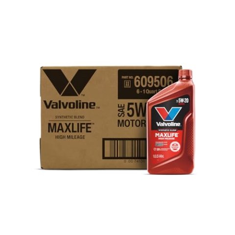 Valvoline MaxLife 高里程合成机油 5W-20 1夸脱 6瓶装