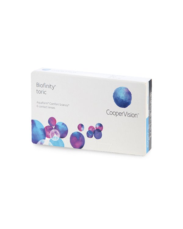 Biofinity Toric 1-Month Contact Lenses (6-Pack)