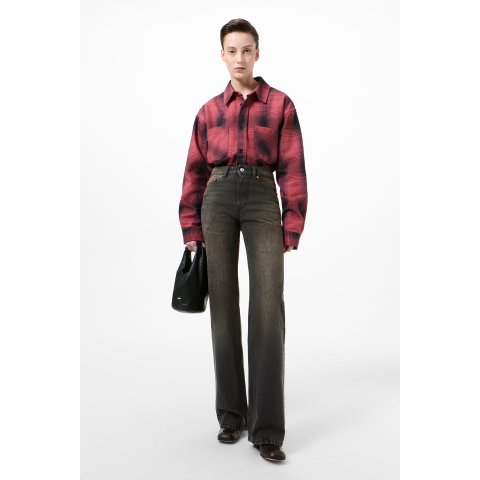 Boot Cut Jeans Car Repair Wash