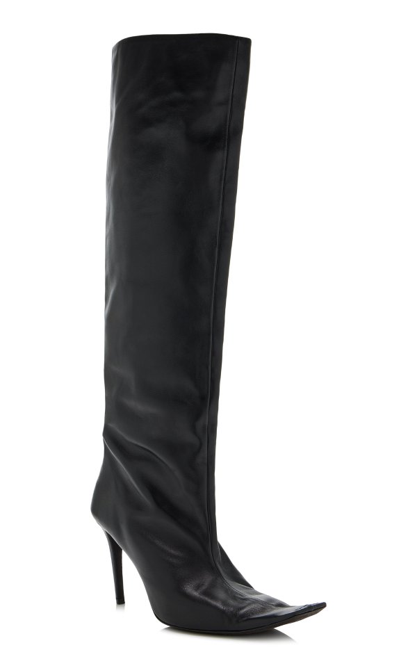 Marlene Leather Knee-High Boots