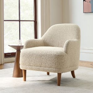 west elm Emmie 椅子 橡胶木腿