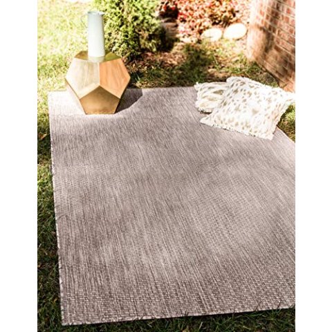 Unique Loom Casual Flatweave Indoor/Outdoor Area Rug 5'3" x 8' Rectangle