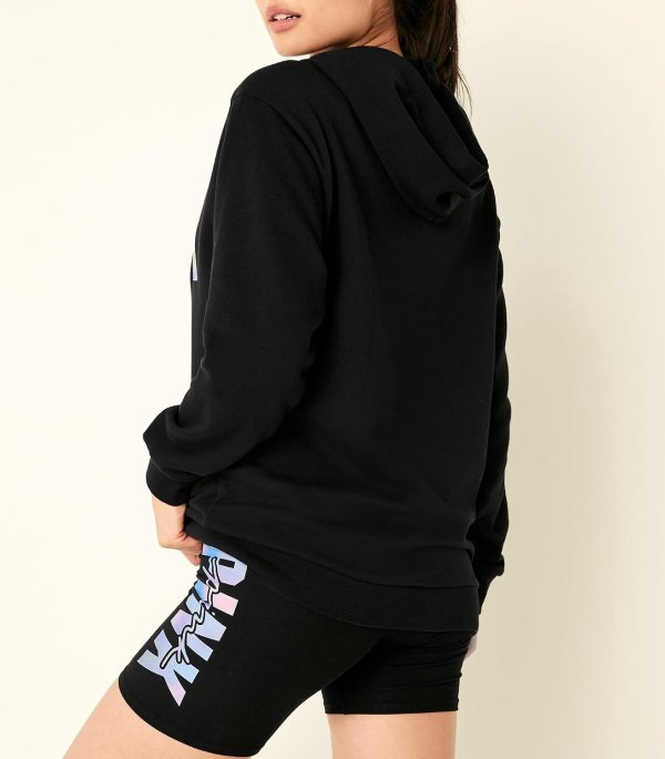 Victoria's Secret PINK Logo Campus Hoodie Sweatshirt