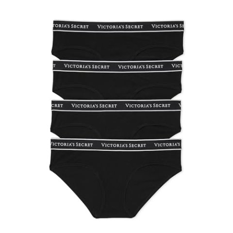 Victoria's Secret 女士Logo棉质中腰内裤 L码