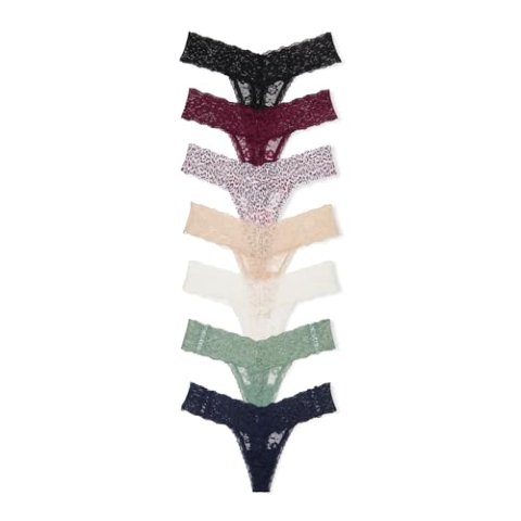Victoria's Secret 蕾丝丁字裤 L码 组合装