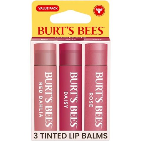 Burts Bees 润色润唇膏 3支 12盒装