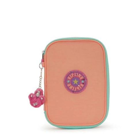 Kipling 100 Pens Printed Case Organizer for Accessories, Art Supplies, Makeup, Travel
