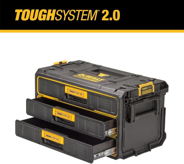  TOUGHSYSTEM 2.0 三抽屉工具收纳箱