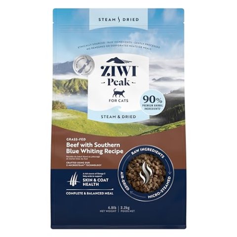 ZIWI Peak 牛肉鳕鱼猫粮 高蛋白 低碳水 78.4oz