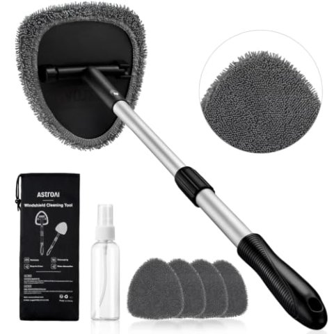 AstroAI 26-Inch Super-Long Windshield Cleaner Tool & Interior Detailing Kit