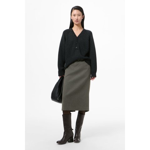 Our LegacyCrush Skirt Fishbone Bound Wool