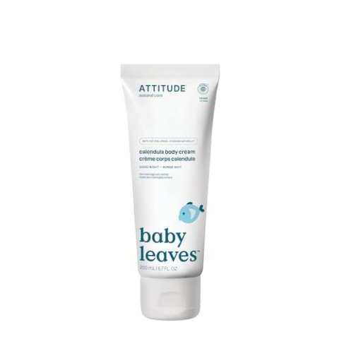 ATTITUDE Baby Body Cream EWG Verified Naturally Derived Vegan Good Night 6.7 Fl Oz