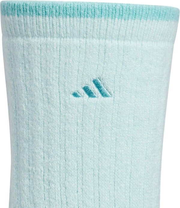 adidas 女士舒适软底运动袜 3双