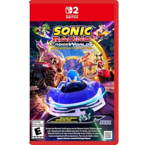 Sonic Racing CrossWorlds Amazon Exclusive Edition Nintendo Switch 2