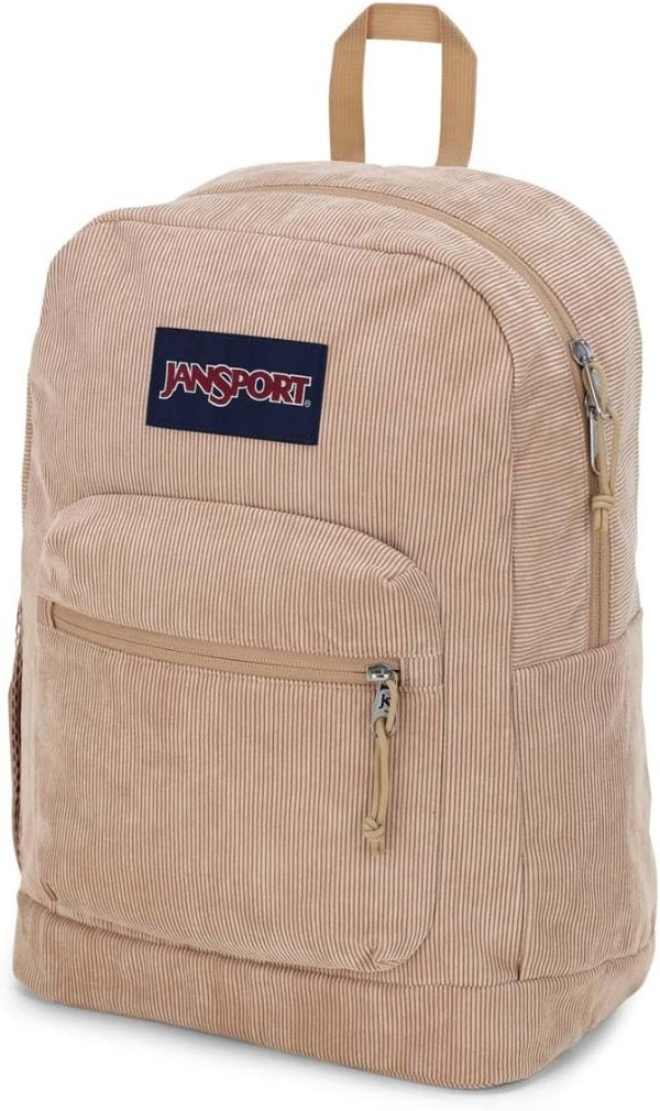 JanSport Cross Town Plus Remix Corduroy Backpack with Laptop Sleeve and Organizer