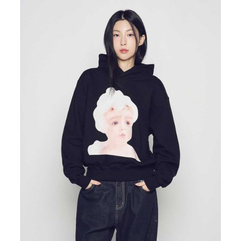 acmé de la vie Baby Face Bubble Hoodie
