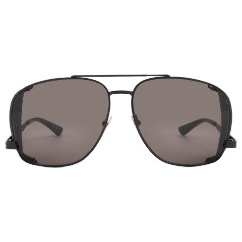 Saint Laurent SL 653 LEON Leather Spoiler Pilot Men s Sunglasses 59mm