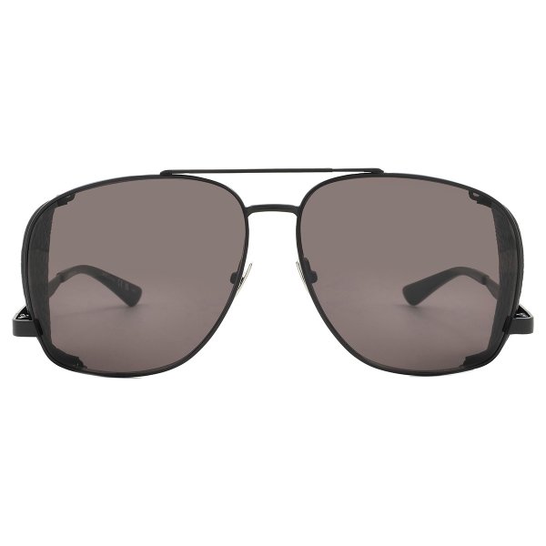 Saint Laurent SL 653 LEON Leather Spoiler Pilot Men's Sunglasses 59mm
