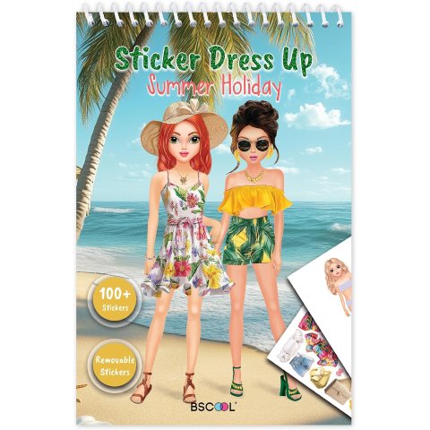 BSCOOL 女孩换装贴纸书 夏日时尚主题