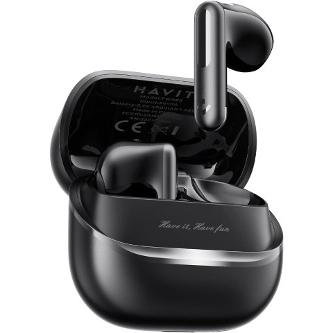 Space T1 Wireless Earbuds Hybrid ANC 6Mic AI ENC 40.5H Bluetooth 6.0 IP54