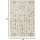 Lahome 2x3 Washable Botanical Faux Wool Area Rug Non-Slip Entryway Mat