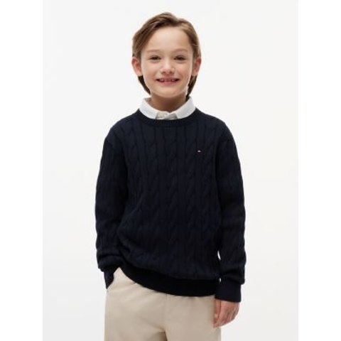 Tommy Hilfiger Kids  Cable Knit Sweater
