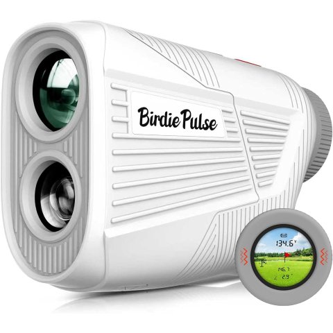 BIRDIEPULSE Golf Rangefinder with Slope and Magnet 1300 Yards