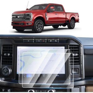 Canvcle 福特 F250 F350 F450 12英寸导航钢化膜 2片
