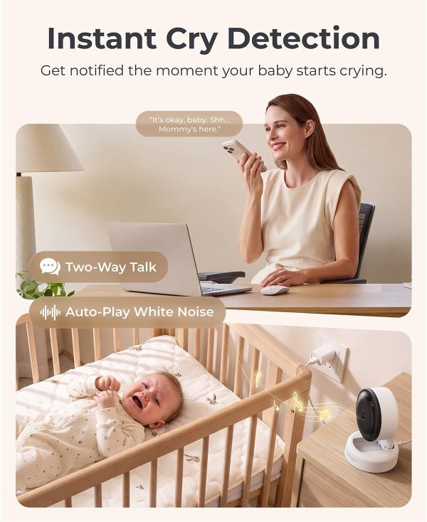 Momcozy 智能婴儿监护器 2K夜视