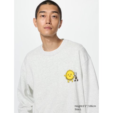 UniqloComing SoonMen s KAWS UNIVERSE Sweatshirt