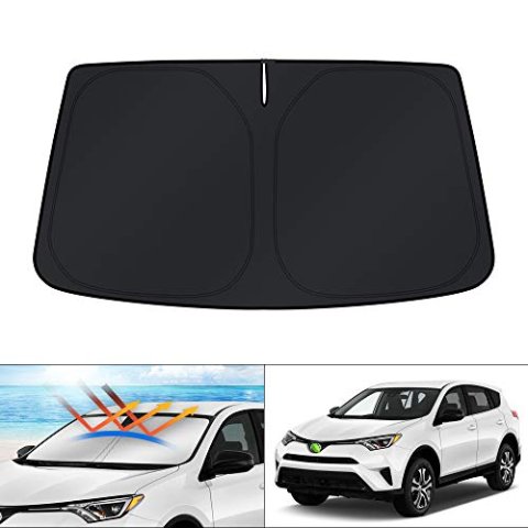 KUST 前挡风遮阳罩 适用RAV4 2013-2018 折叠防晒