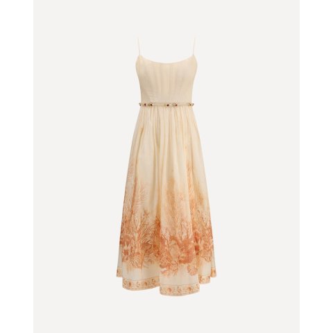 ZimmermannZIMMERMANN Wanderlust Corset Midi Dress