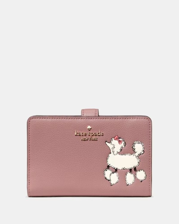 Dottie Poodle 中号双折钱包
